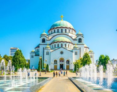 View-of-the-saint-sava-cathedral-in-Belgrade-Serbia-1